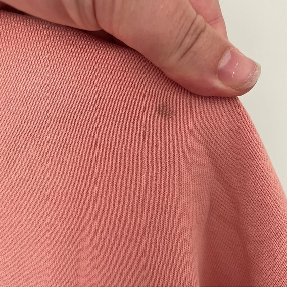 Allsaints Unai Oversized Cold  Shoulder Sweatshirt Pink - Picture 12 of 12